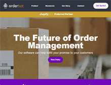 Tablet Screenshot of orderbot.com